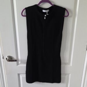 NEW! Mango Knitted Zip Front Dress Size M